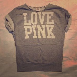 Short sleeve sweatshirt